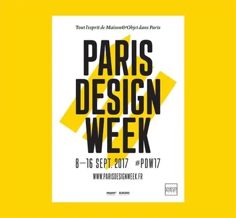 Affiche de la Paris Design Week 2017