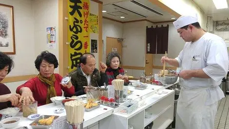 La cuisine de Tempura no Hirao