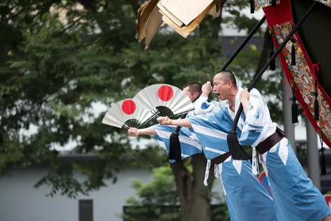 Parade lors du festival de Gion à Kyoto