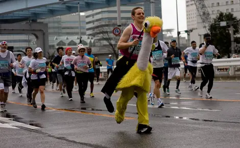 Un costume original pour courir