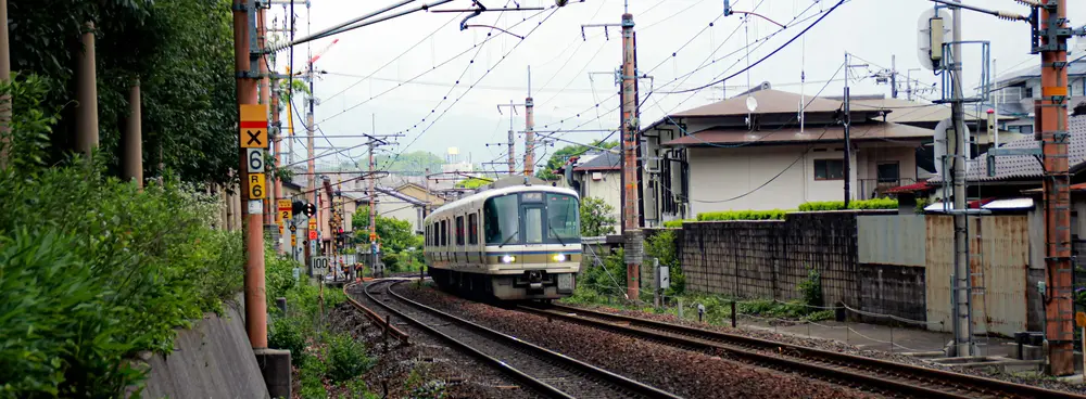 Train at Arashiyama Nakaoshitacho