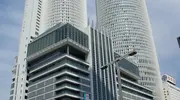 Nagoya Station, two cylindrical towers that form the world&#39;s largest train station.