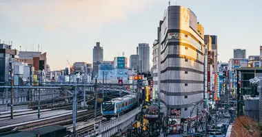 Exterior view of the Japanese subway