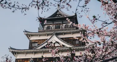 The beautiful castle of Hiroshima