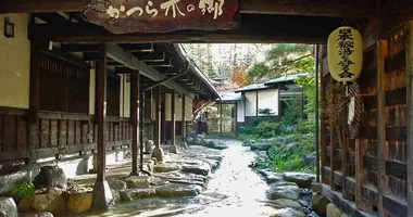 Entrada al Onsen Fukuji