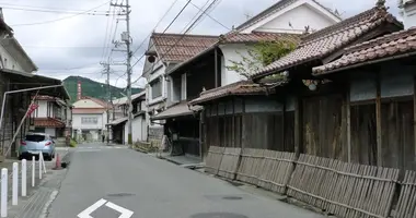 Une rue traditionnelle de Saijo, à l'est d'Hiroshima