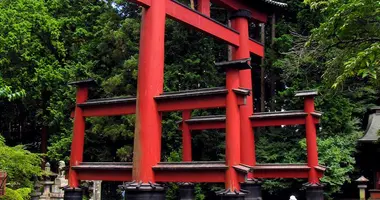 Le grand torii du sanctuaire