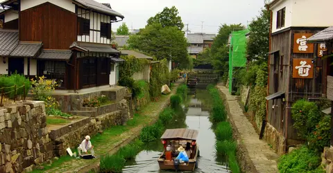 Les balades sur les canaux d'Omihachiman