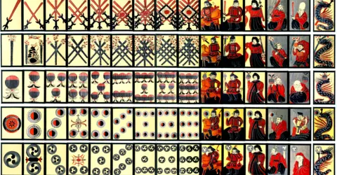 Jeu de cartes d'Unsun Karuta japonais