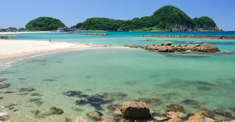 Plage de la côte Nihon Kai