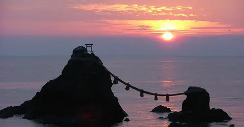 Meoto Iwa rocks - Mie prefecture Meoto Iwa rocks - Mie prefecture