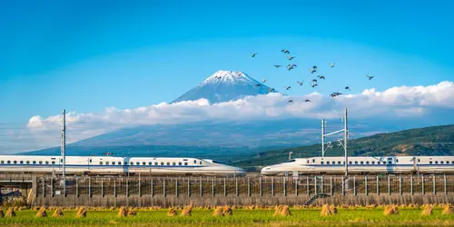 Shinkansen, Mont Fuji