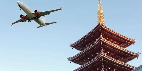 Arrival in Japan