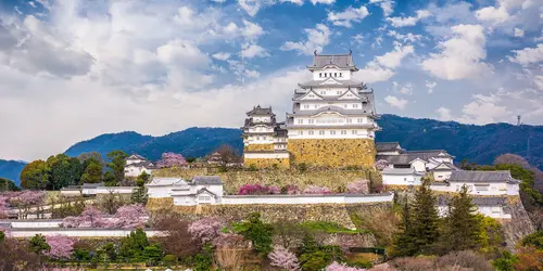 Le château d'Himeji, patrimoine mondial de l'UNESCO est facile d'accès depuis Kyoto