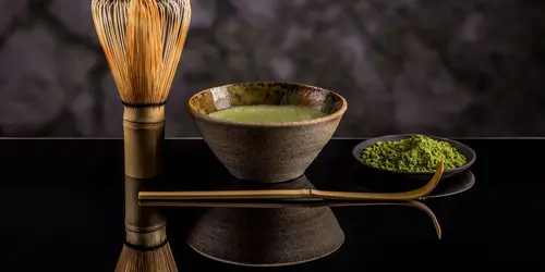 Japan traditional matcha tea served during a tea ceremony