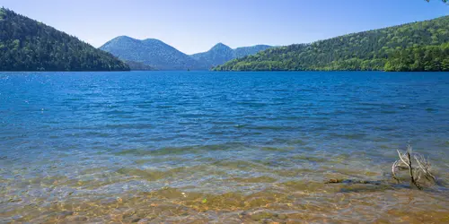 Shikaribetsu Lake in the Daisetsuzan National Park