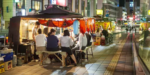 Street food stalls "Yatai", Fukuoka