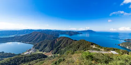 Vue sur les Cinq lacs de Mikata