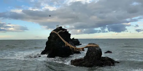 Husband and Wife Rocks or Meoto Iwa, Ise, Mie Prefecture