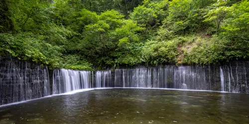 Shiraito Falls, a waterfall in Fujinomiya, Shizuoka Prefecture