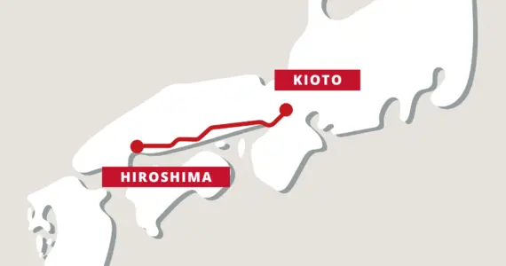 kioto hiroshima train map