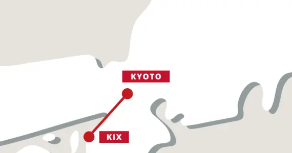 kyoto kix kansai airport train map